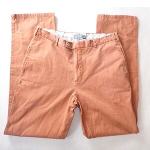 Peter Millar‎ Golf Chino Pants Mens 34 Rust Brown Casual Pima Cotton